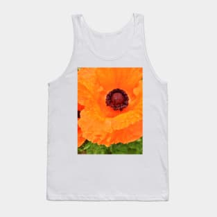 Beautiful Orange Poppy  - Early Spring Blooms Tank Top